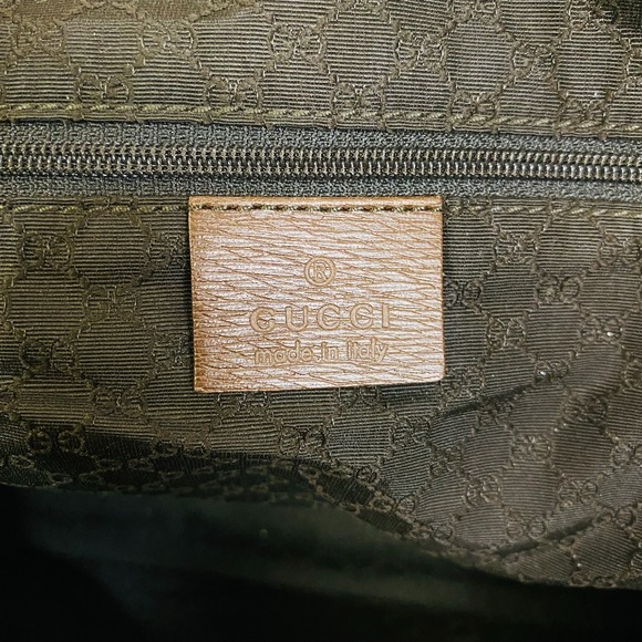 Gucci handbag one shoulder bag Boston shoulder crossbody brown - Picture 10 of 11